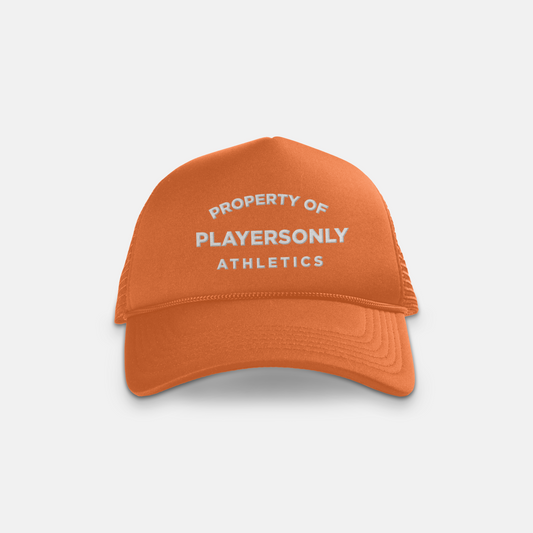 PlayersOnly Athletics Trucker Hat - Orange